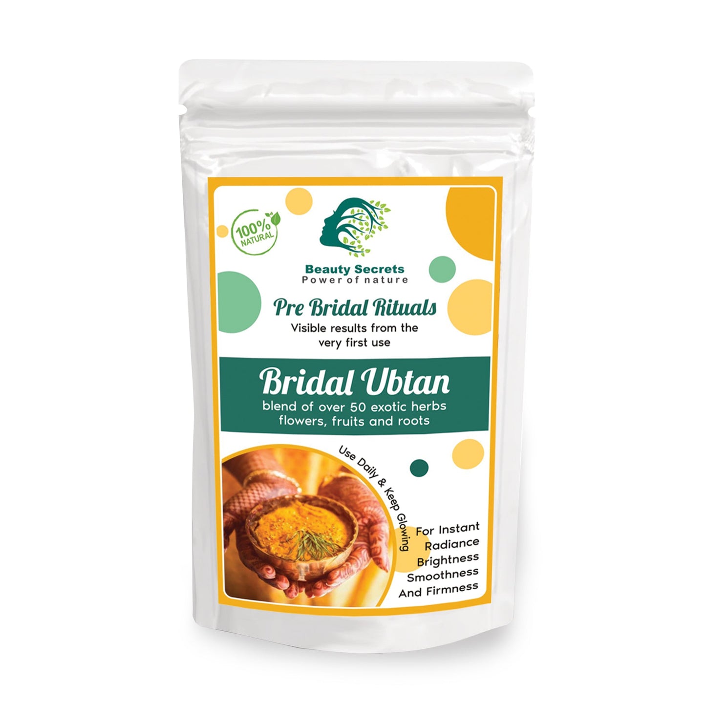 BRIDAL UBTAN POWDER SOLAH SHRINGAR RITUAL FOR BEAUTIFYING THE WOULD - BE - BRIDE'S BODY