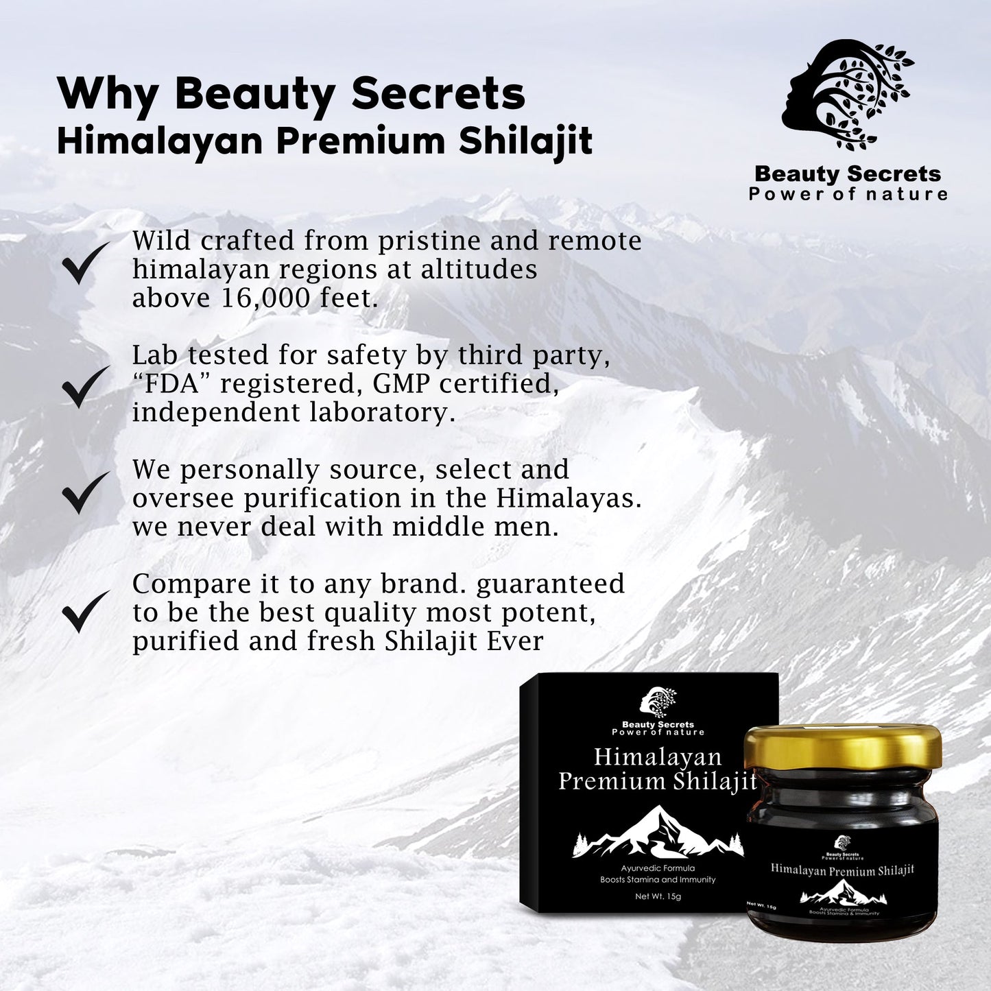 Himalayan Premium Shilajit from Beauty Secrets