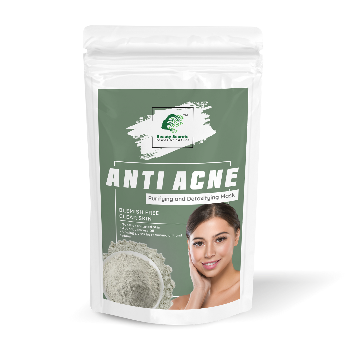 ANTI ACNE FACE MASK FOR PURIFYING AND DETOXIFYING