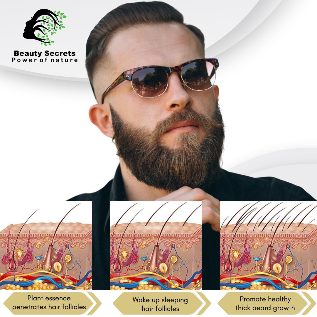 BEARD GROWTH OIL FOR FULLER AND HEALTHIER BEARD