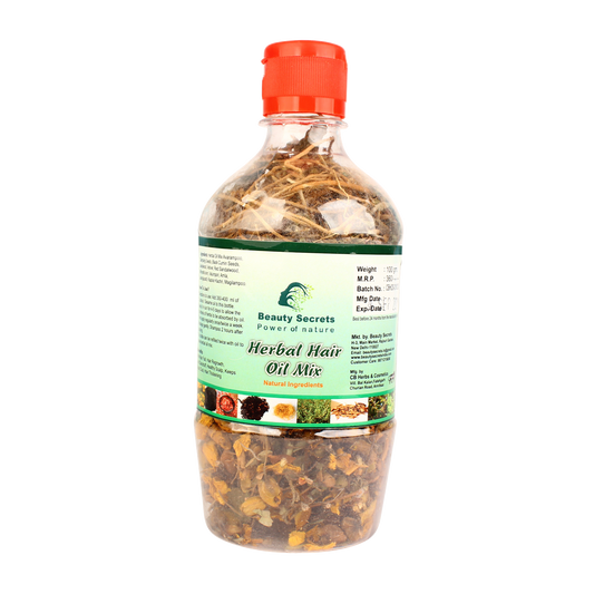 HERBAL HAIR OIL MIX FOR STRONGER AND THICKER HAIR