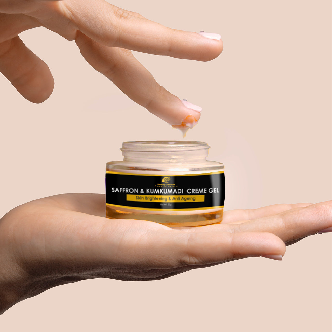 Saffron and Kumkumadi Crème-gel Repair & Restore Your Skin Naturally!