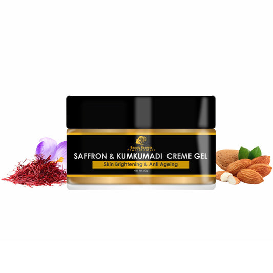 Saffron and Kumkumadi Crème-gel Repair & Restore Your Skin Naturally!