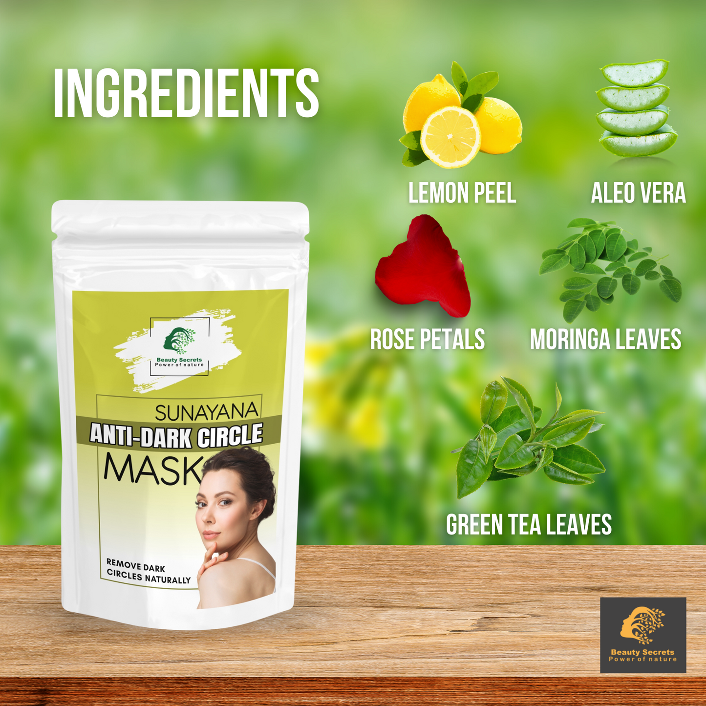 Natural Anti Dark Circle Eye Mask