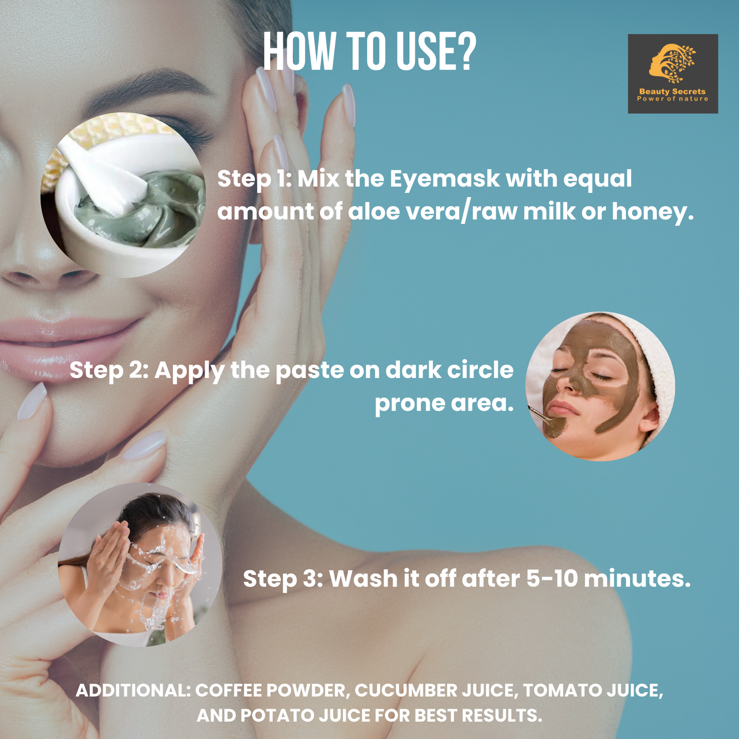 Natural Anti Dark Circle Eye Mask