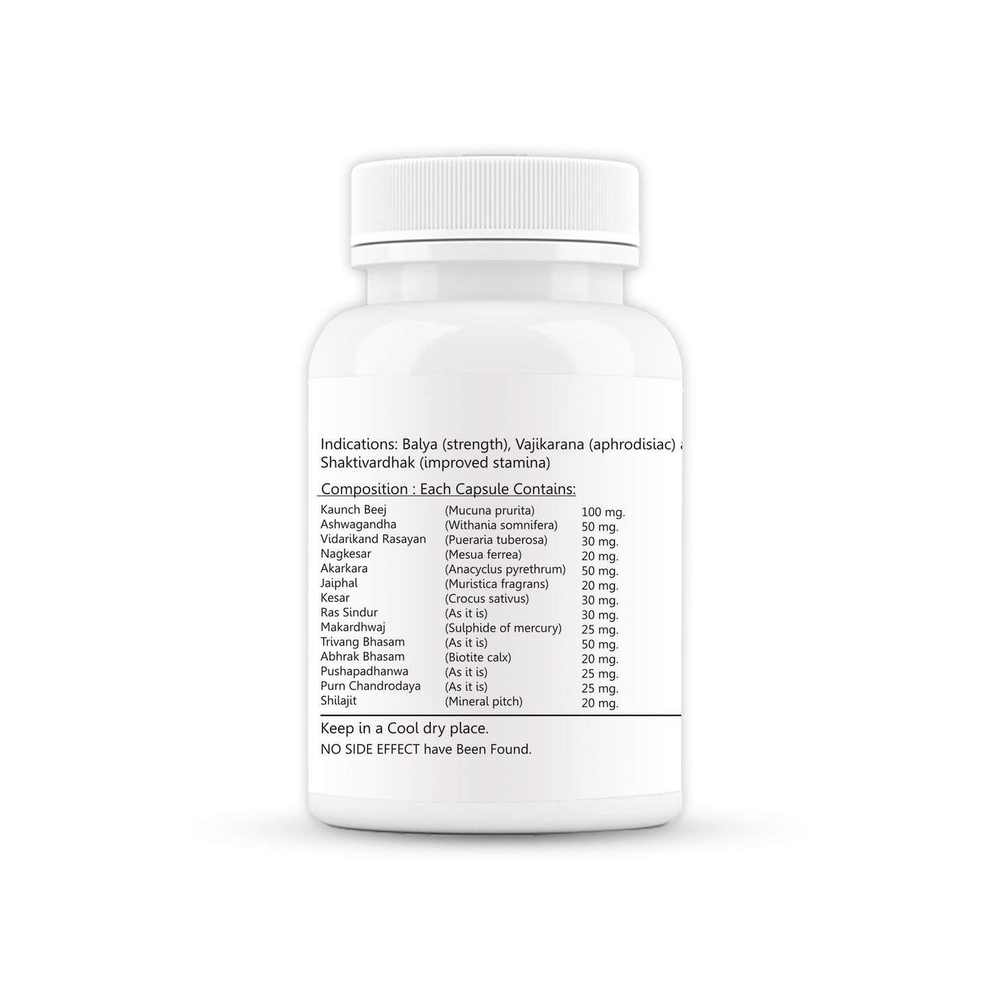 Vajra Shakti Vitality Capsule for Men (30 Capsules)