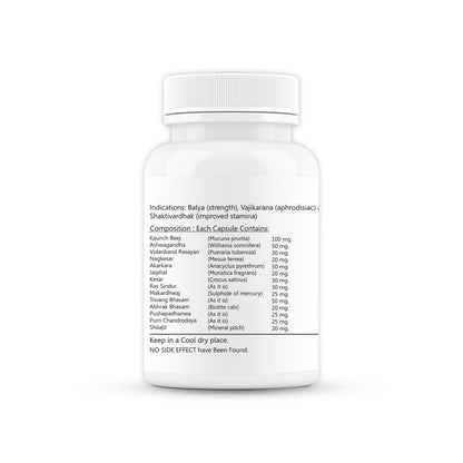 Vajra Shakti Vitality Capsule for Men (30 Capsules)