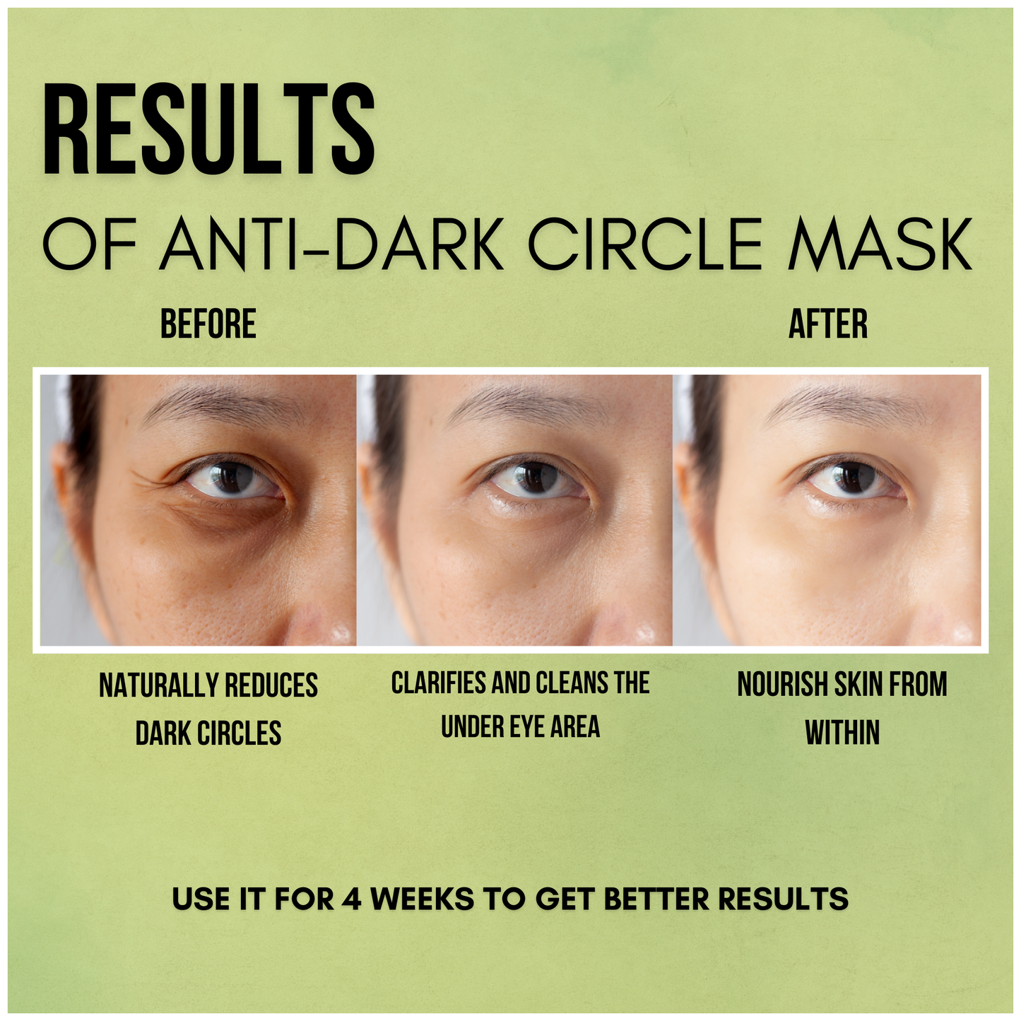 Natural Anti Dark Circle Eye Mask