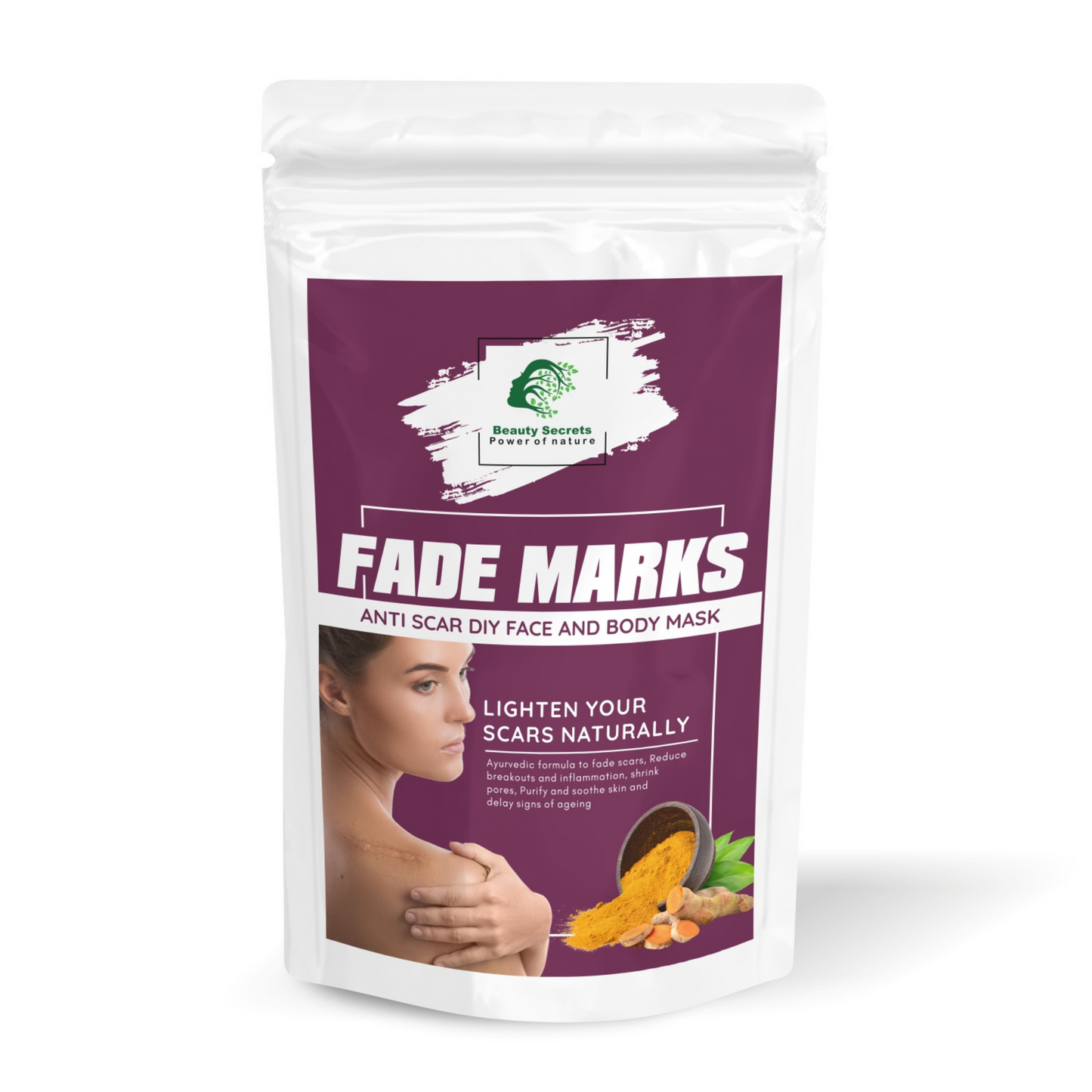 FADE MARKS : LIGHTEN YOUR SCARS NATURALLY  ANTI SCAR DIY FACE AND BODY MASK