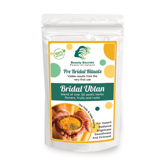 BRIDAL UBTAN POWDER SOLAH SHRINGAR RITUAL FOR BEAUTIFYING THE WOULD - BE -  BRIDE'S BODY