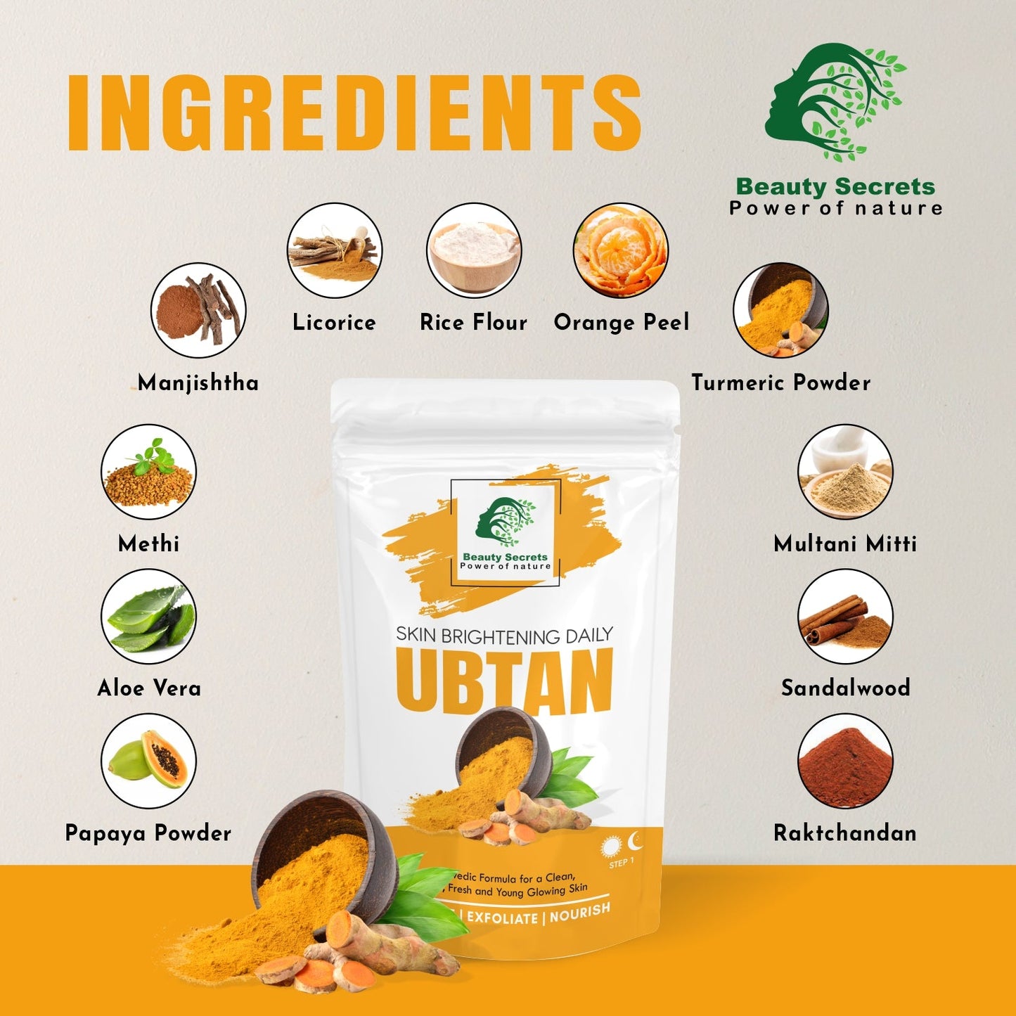 Skin Brightening Daily Ubtan