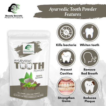 AYURVEDIC TOOTH POWDER FOR COMPLETE ORAL CARE