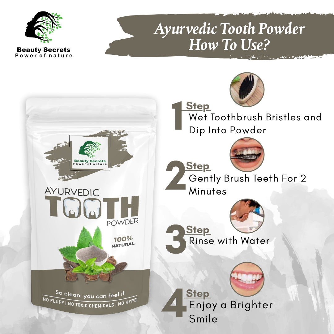 AYURVEDIC TOOTH POWDER FOR COMPLETE ORAL CARE