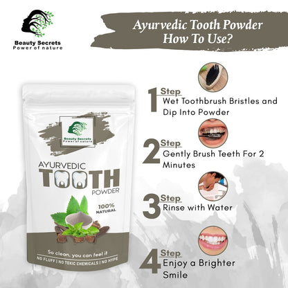 AYURVEDIC TOOTH POWDER FOR COMPLETE ORAL CARE