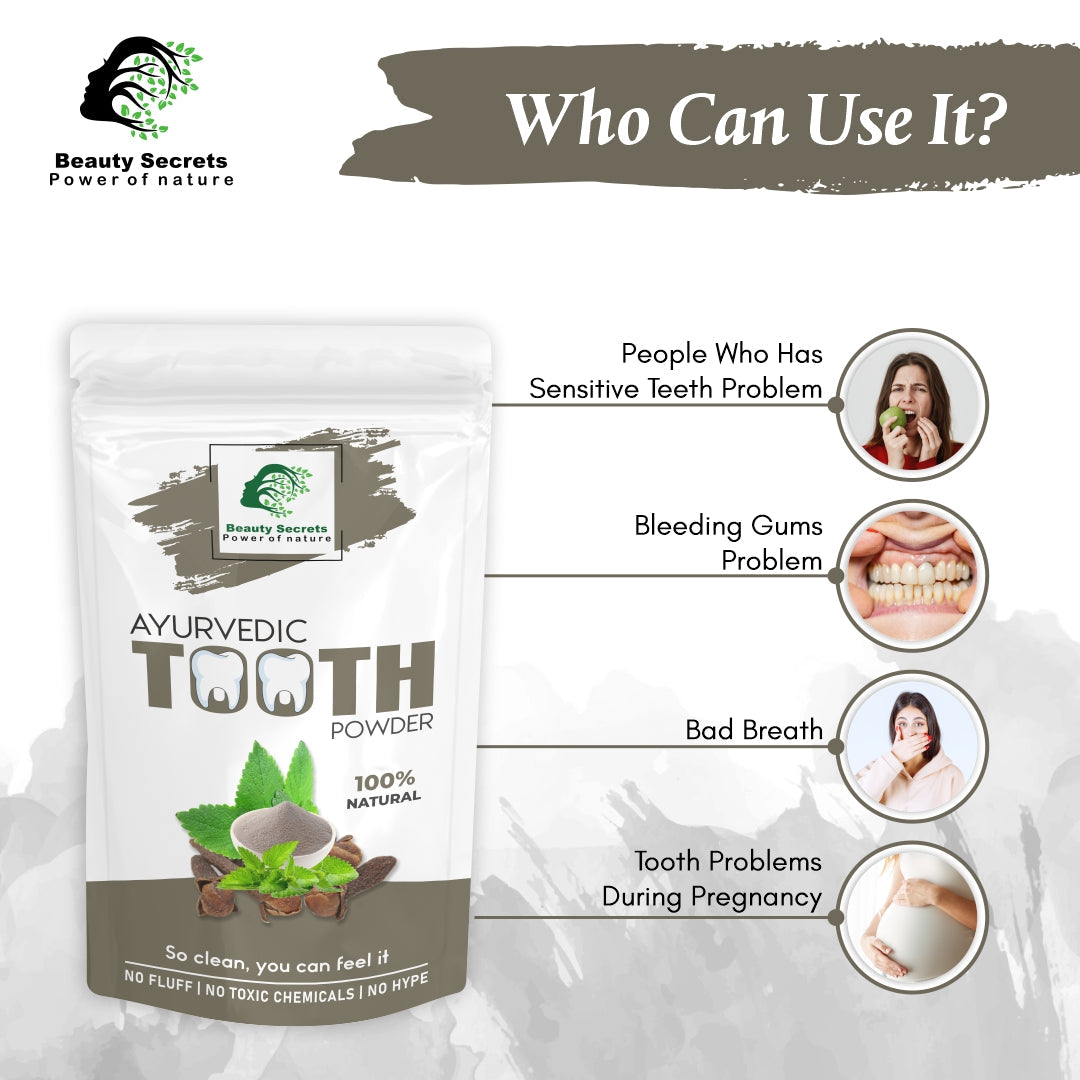 AYURVEDIC TOOTH POWDER FOR COMPLETE ORAL CARE