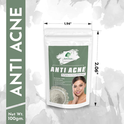 ANTI ACNE FACE MASK FOR PURIFYING AND DETOXIFYING